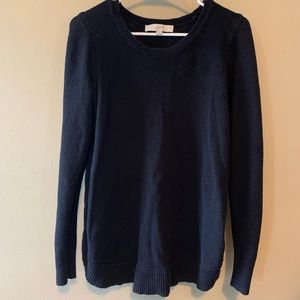 Black knit sweater